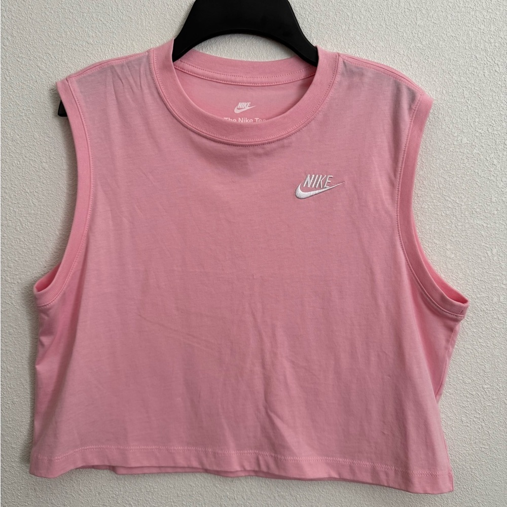 Nike Women's Pink Muscle Tee Size XSmall - Picture 3 of 6
